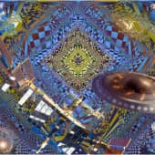 Параллельные виртуальности межгалактической червоточины