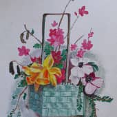 Корзинка с цветами