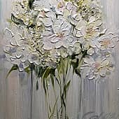 Белый букет