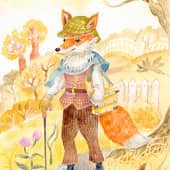 Лис - художник