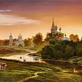 День догорает