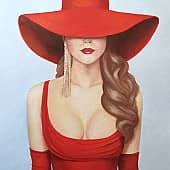 Незнакомка в красном