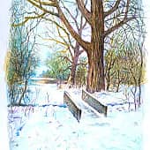 Железобетонный мост через "Утиный ручей" в хуторе Я сырев.