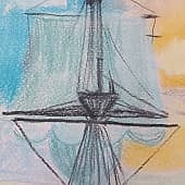 Корабль на море