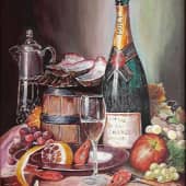 Натюрморт по картине Раймонда Кэмпбелла