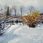 Этюд к картине "Вернисаж"