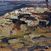 Сгоревшая трава в Крыму