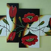 модульное панно "Маки"