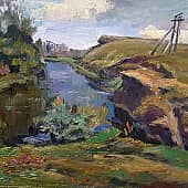 Этюд . Июль.