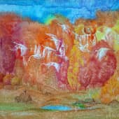 Осенняя песнь журавлей