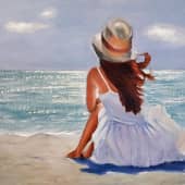 Девушка у моря