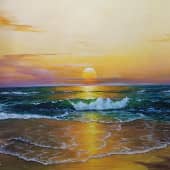 Прекрасна и божественна вечерняя заря