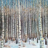 Березовая роща зимой  Birch Grove in Winter