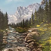 Речка в горах