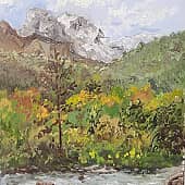 Алания. Пленэрная живопись ZhNataly.  Картина в технике "алла прима" (за один сеанс