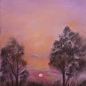 Розовый закат