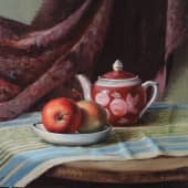 Натюрморт с керамическим чайником