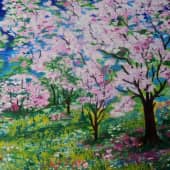 Сады цветут.