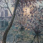 Восход после ледяного дождя