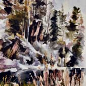 Ручей  и скалка