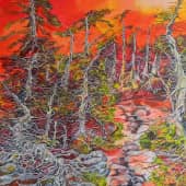 Ручей белой ночью