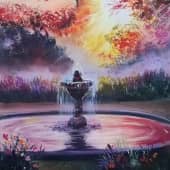 Летний фонтан