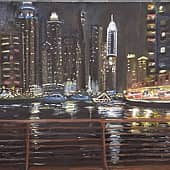 Ночной Дубай.