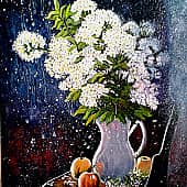 "Натюрморт"по МК О.Базановой.