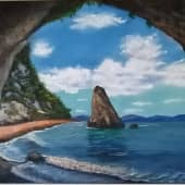 Вид из пещеры