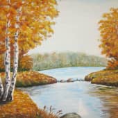 Октябрьский пейзаж, сюжет 2