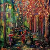 Вечер под осенним дождём. Пусть за окном дождь, главное  на душе не должно быть пасмурно