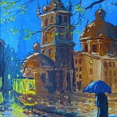 Ночной трамвай.