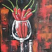 Красные перцы