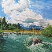 Оазис в Курайской степи