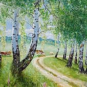 Солнечные лучики в ветвях