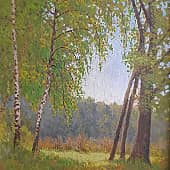 У леса на опушке.