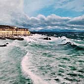 Крым. Севастополь Голубая бухта.