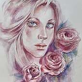 Роза Портрет