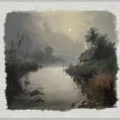 Свободная копия с картины Романа Божкова