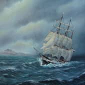 В бурном море