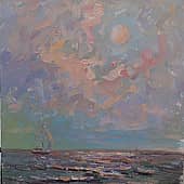 Вечерняя заря. Пленэр ZhNataly