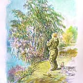 Рыбалка на речке Солоная.Хутор Рябичи.