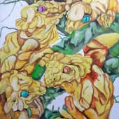 Желтые дракончики