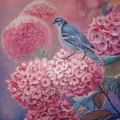 На цветочках сижу и жду