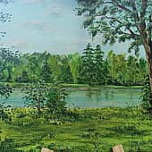 Пленэр. Озеро Медуми