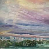 Гроза прошла. Вид на Москву.