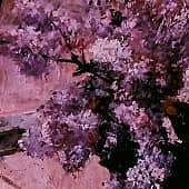 Сиреневая весна на окне