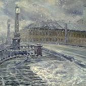 Метель в Санкт-Петербурге