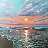 Закат на море 2