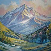 День в горах.